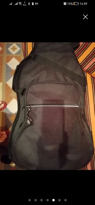 Baixo squier jazz bass , tripé, capa, alça e cabo