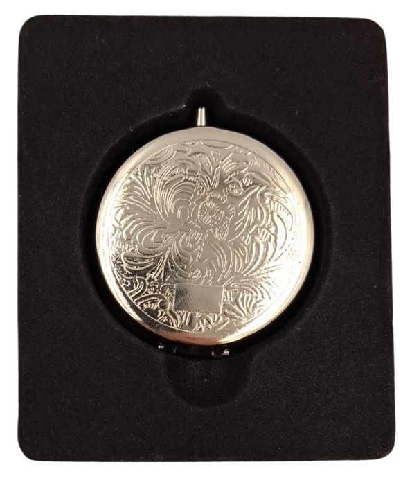 Nowa Popielniczka mini tutystyczna kieszonkowa mała metalowa