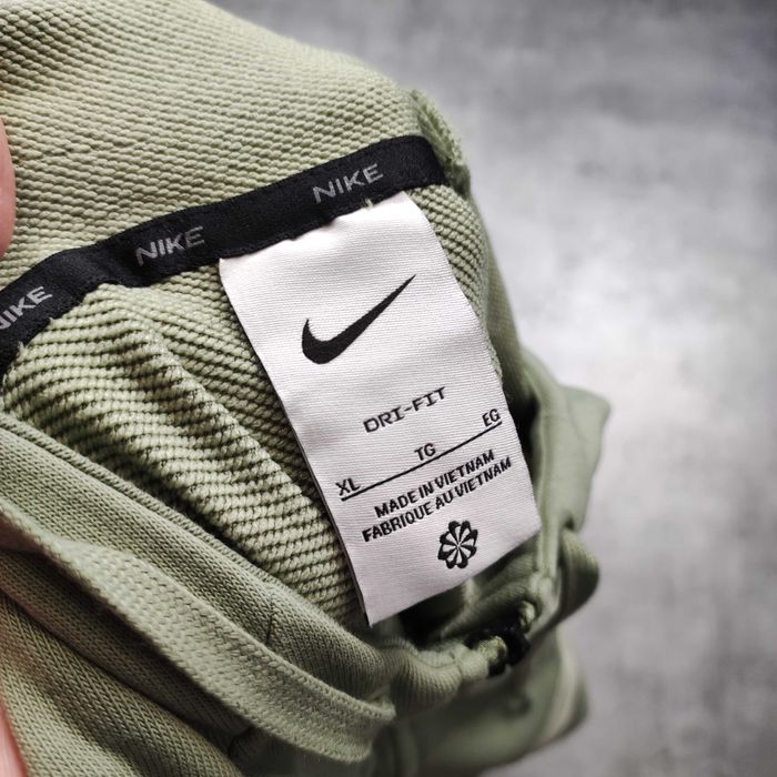 MĘSKA Bluza PREMIM Nike Oliwka Swoosh z Kapturem jak NOWA Hoodie Logo