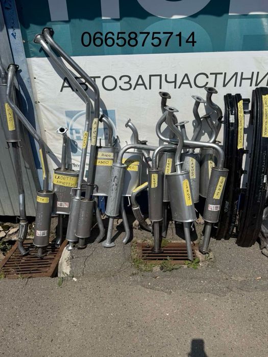 Глушитель,резонатор,Zaz Daewoo,Matiz,Aveo,Lacceti