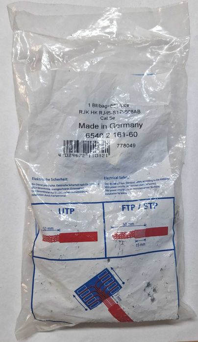 Gniazda RJ45 i patchkordy