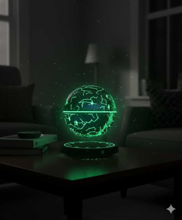 Lampa Nocna LED RGB Z efektem gwiazd – DO POKOJU DZIECKA I GRACZA