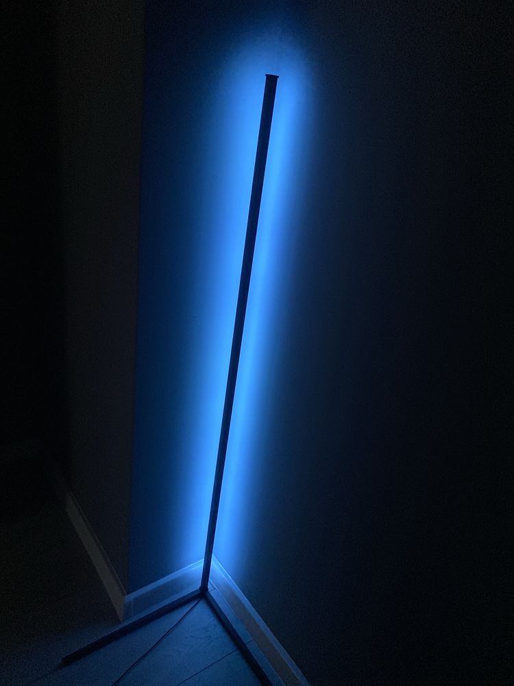 Nowa Narożna Lampa Podłogowa RGB Lethe z pilotem 141 cm -odbiór Poznań