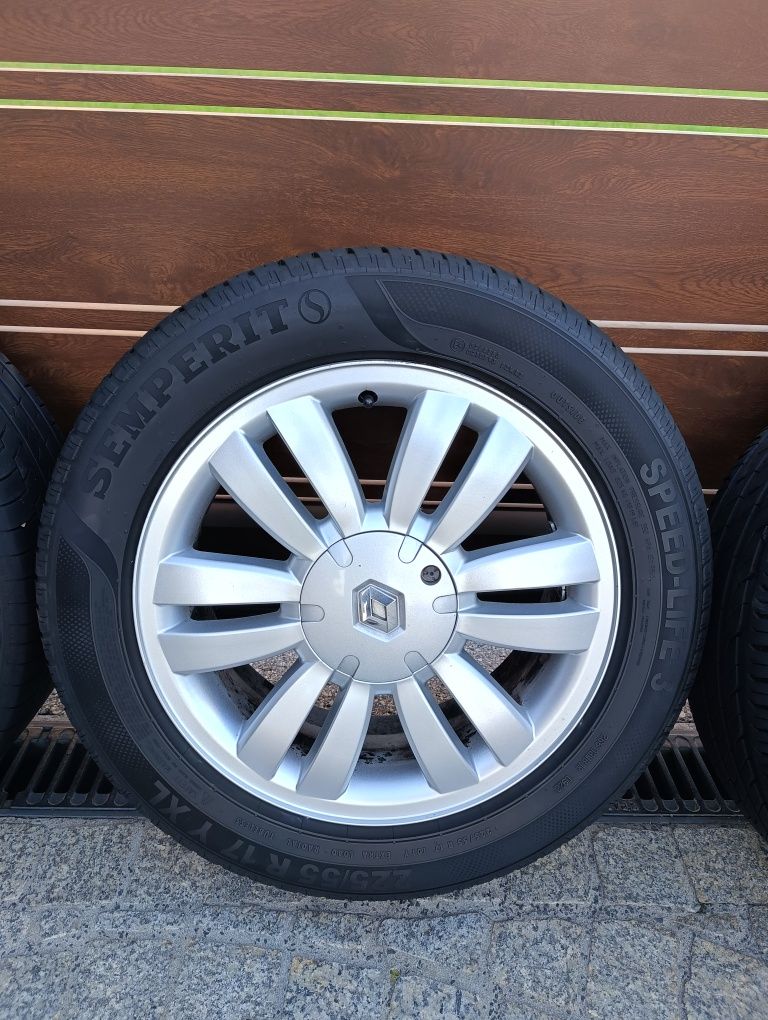 Koła Alufelgi Renault Espace IV 17" z oponami 225/55/17 komplet 5x108