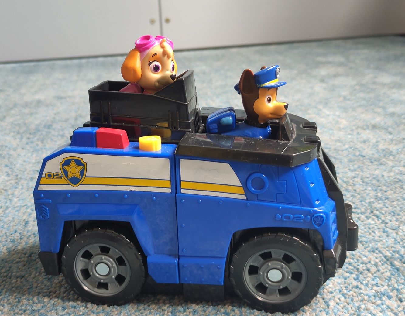Pojazd psi patrol 2w1 z wyrzutnią i figurkami