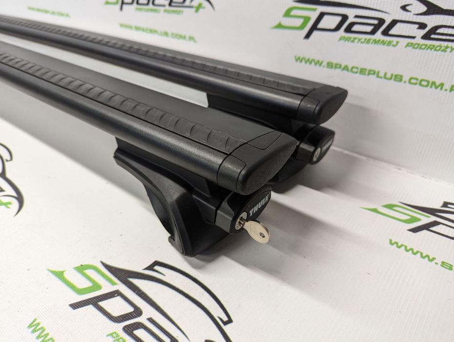 Bagażnik dachowy Thule: belki 960B + Stopy 757 Na otwarte relingi