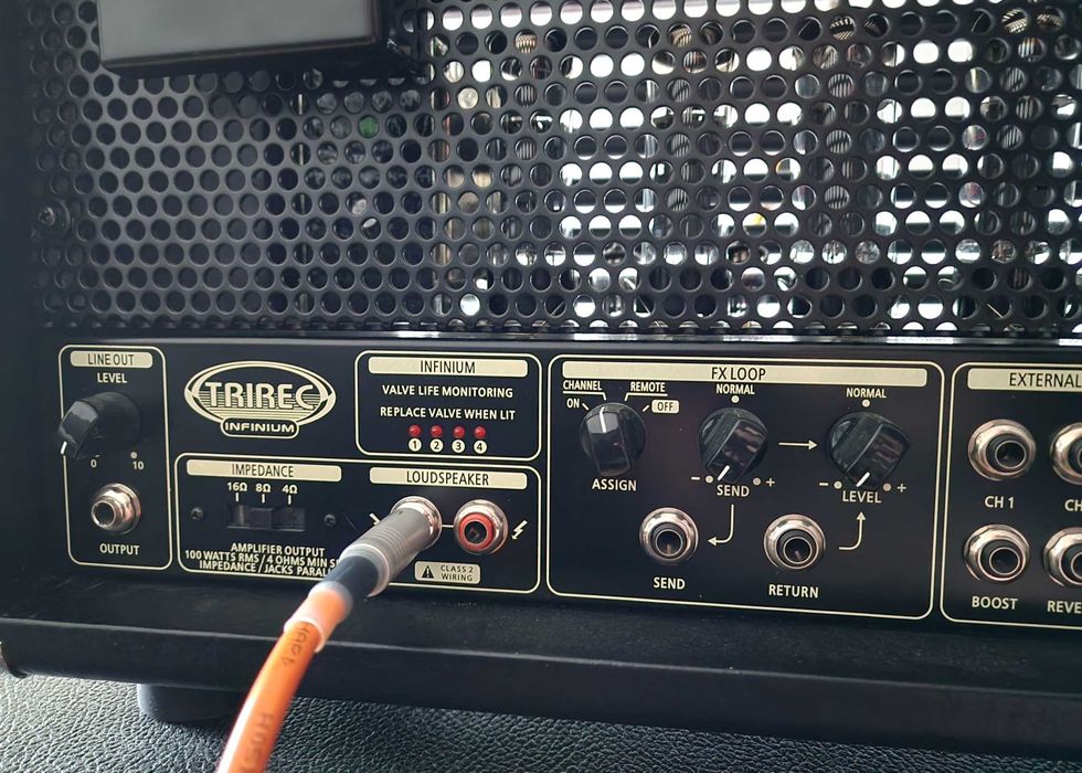 Bugera Trirec Infinium na EL34 wzmacniacz head lampowy 100W (zamiana)