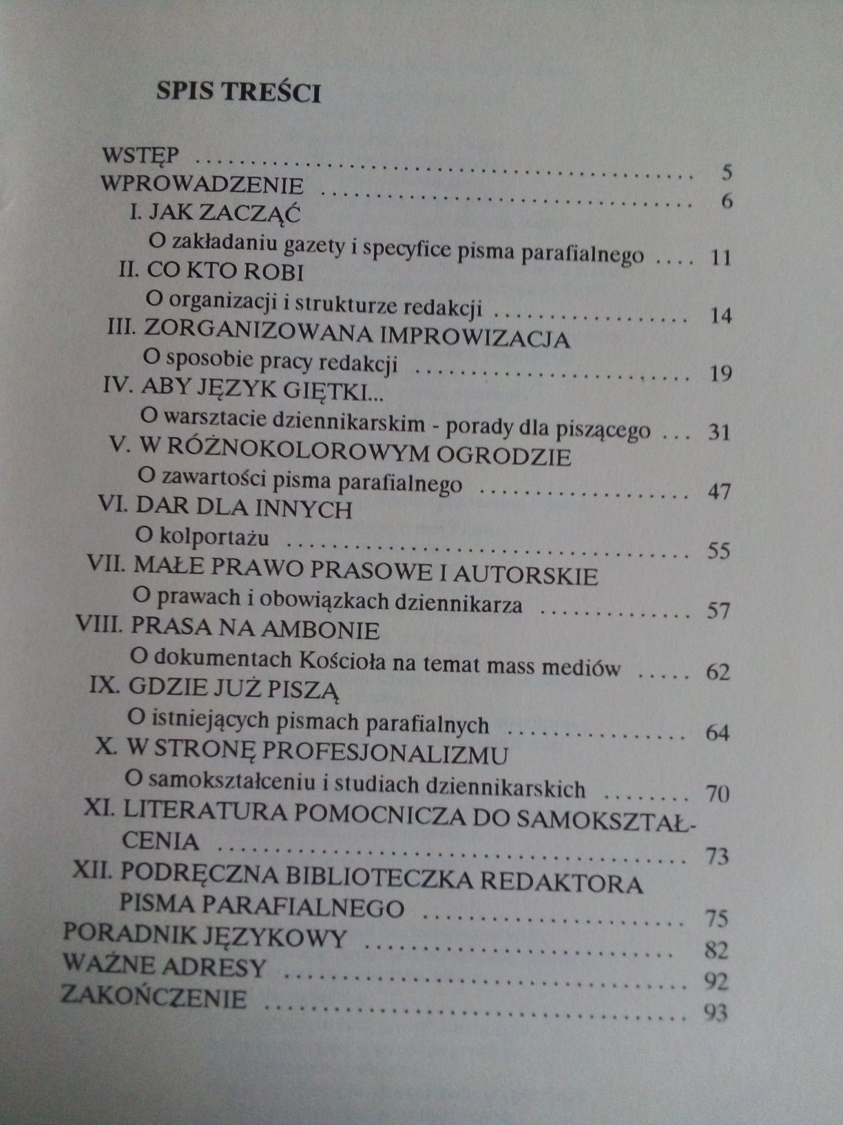 A B C redaktora pisma parafialnego