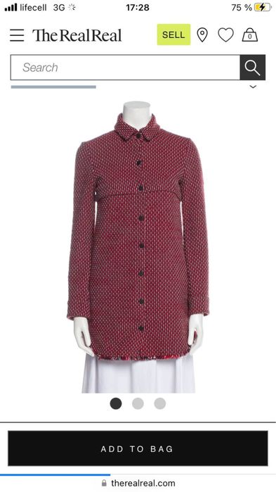 Твідова сорочка Maje,