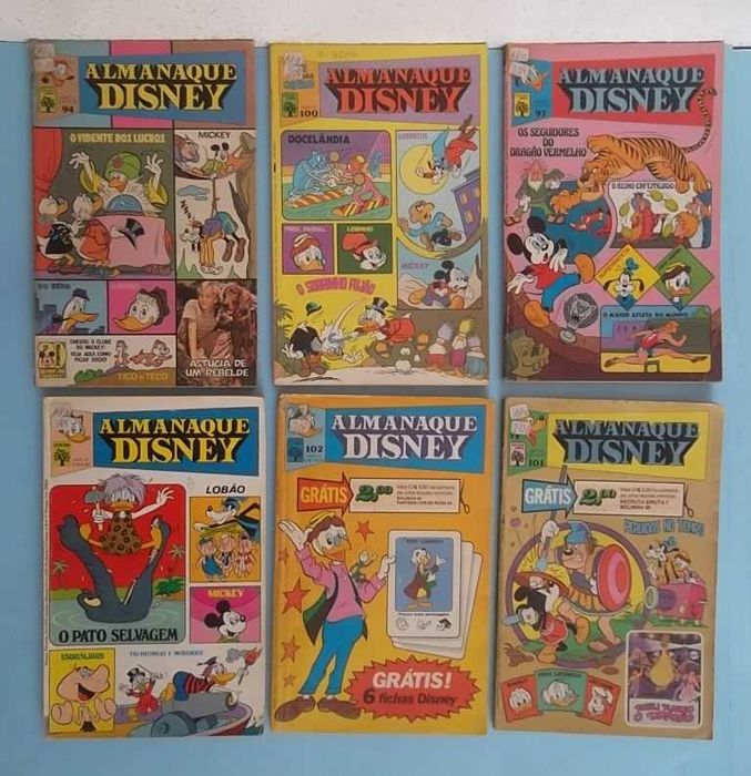 ALMANAQUE DISNEY - 23 revistas Editora Abril anos 70 antigas