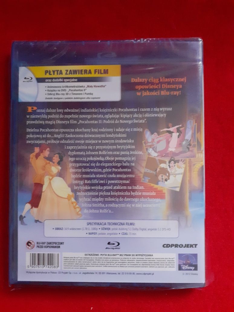 Pocahontas 2: Podróż do Nowego Świata (Disney) [Blu-Ray]