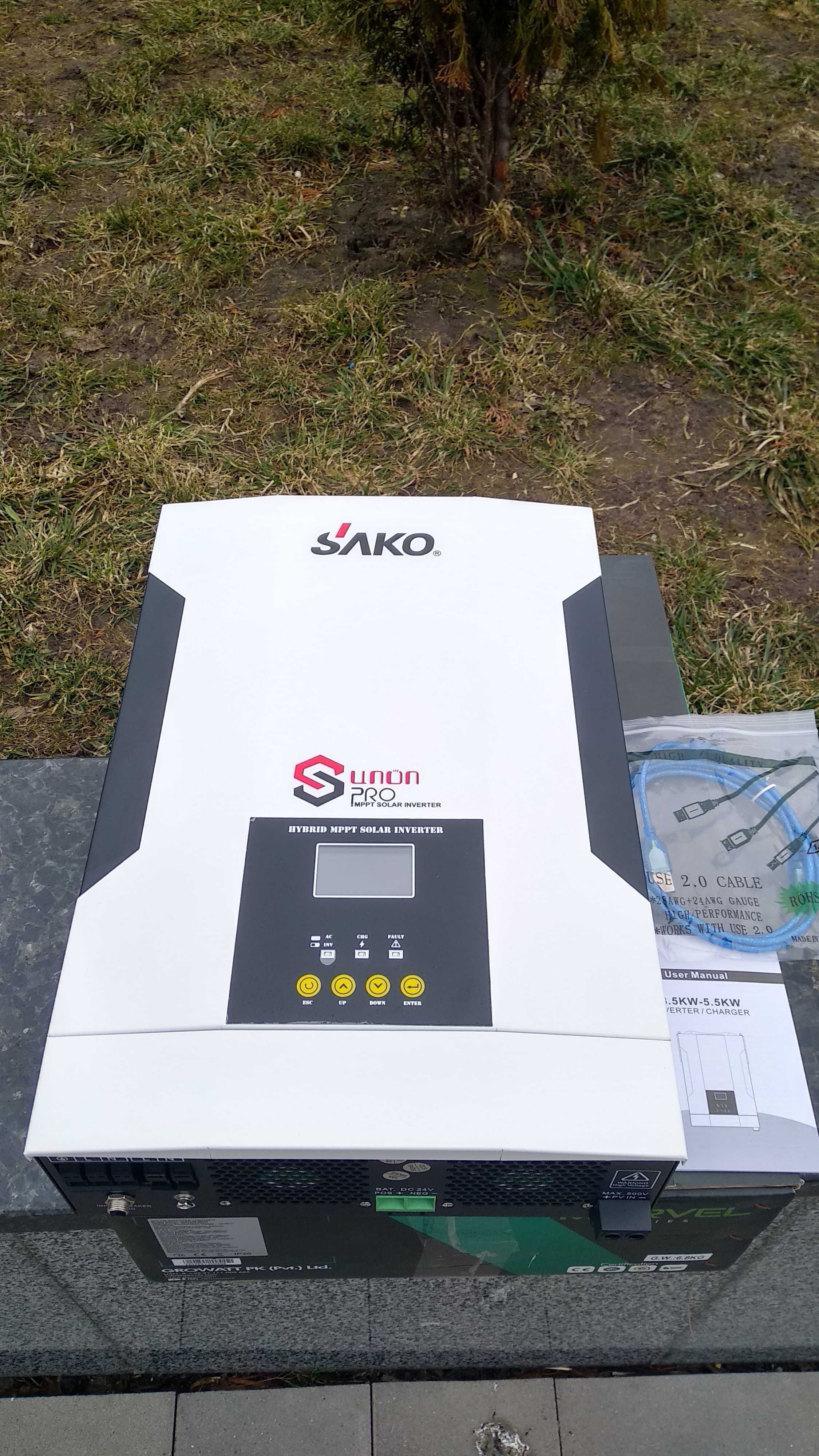 SAKO SUNON PRO 3.5-5KW,MPPT 100A Гібридний  інвертор Off-Grid инвертор