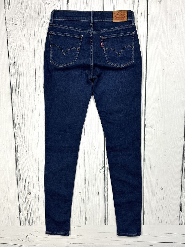 Levis 710 Super Skinny Jeansy Rurki Damskie ze Stretchem Logo W29 L32
