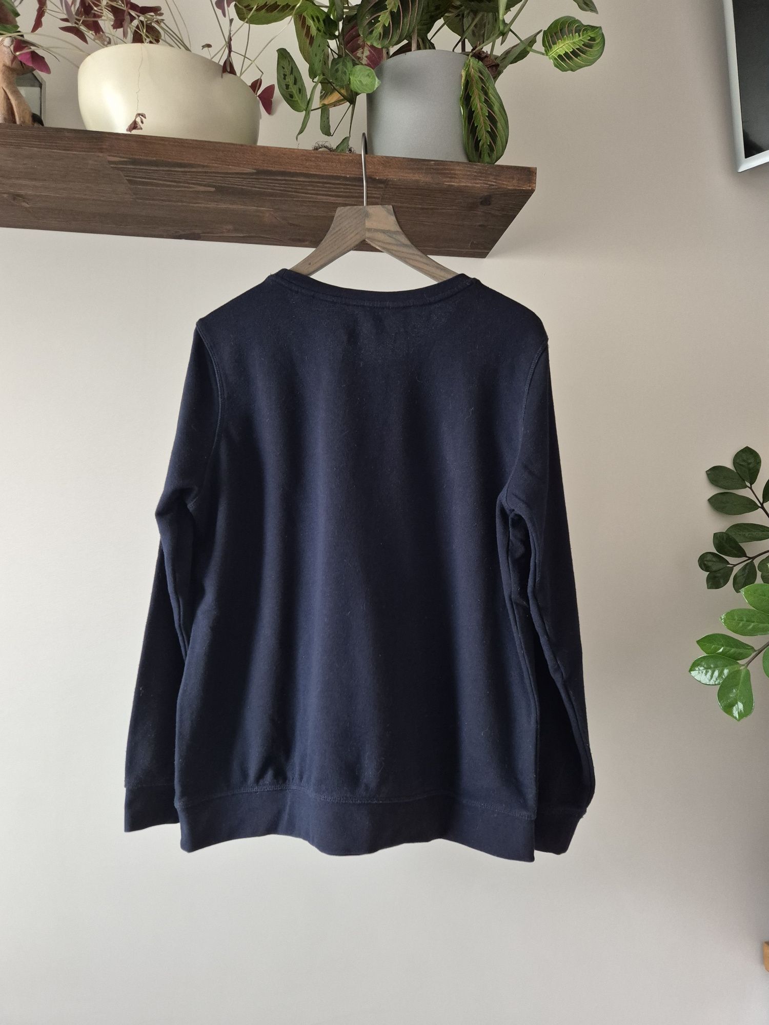 Granatowa bluza dresowa damska z długim rękawem Happy Tchibo TCM 40