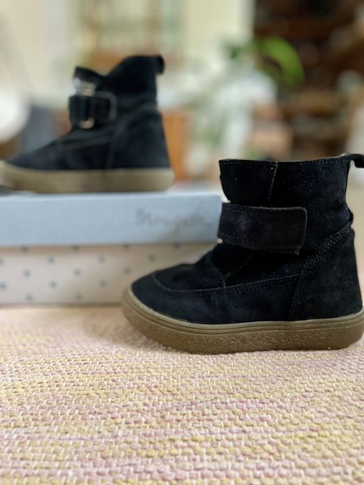 Kozaki zimowe śniegowce Mrugała Inka zamsz rozm. 25