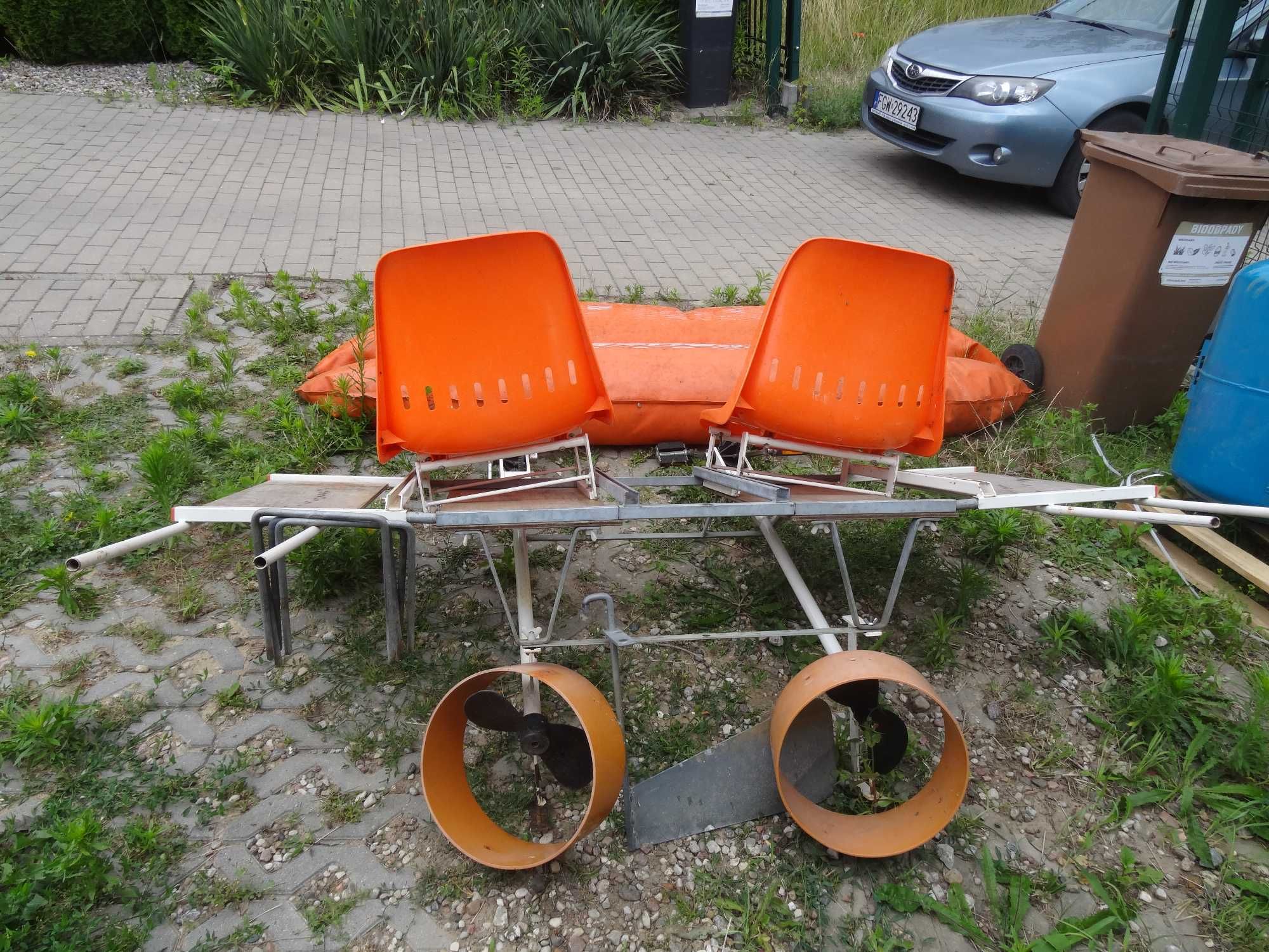 Rower wodny, katamaran SEABIKE uszkodzony