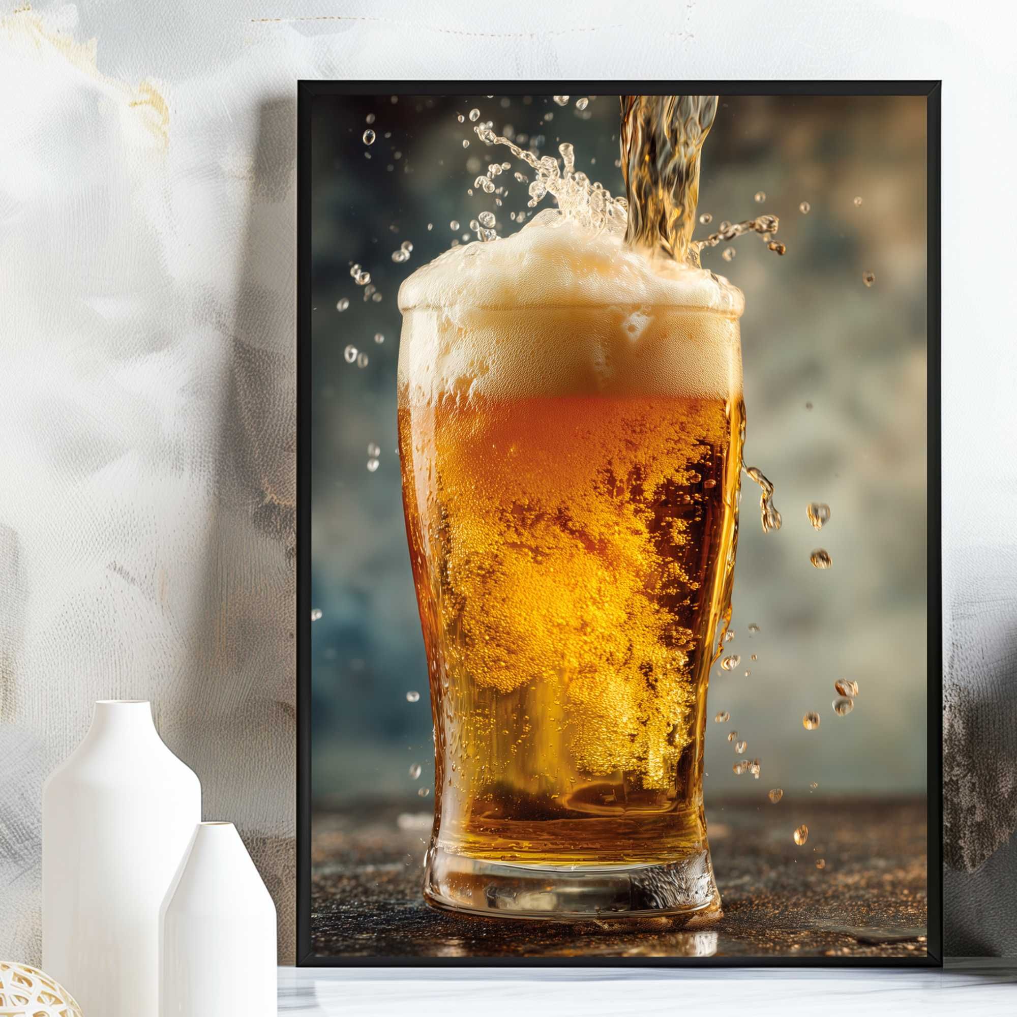 plakat reklamowy piwo, plakat piwo do baru i restauracji, plakat piwo