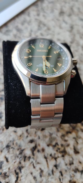 Seiko sarb017 automático com bracelete miltat