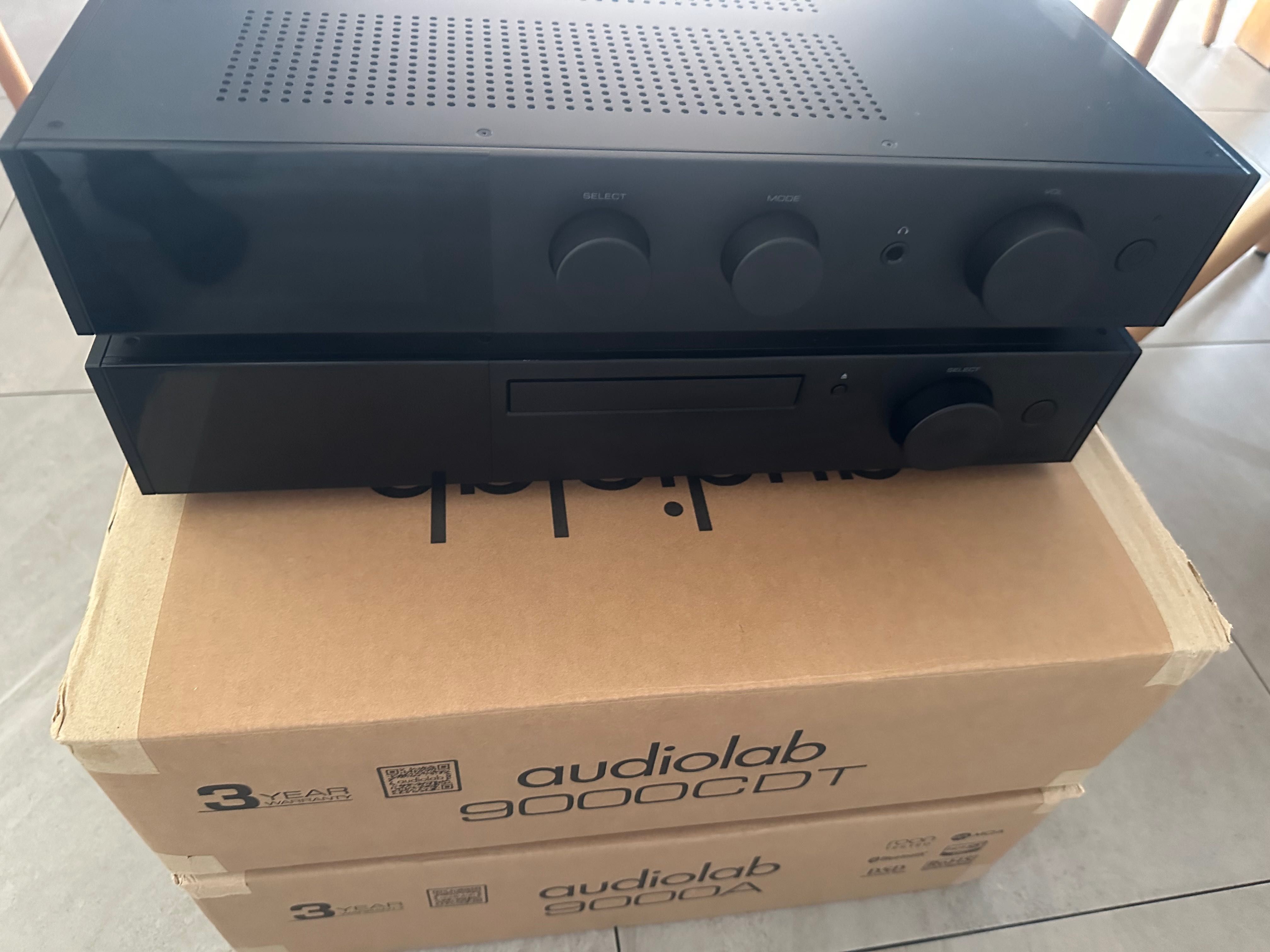 Sprzedam wzmacniacz Audiolab 9000A +  transport Audiolab 9000CDT !!!