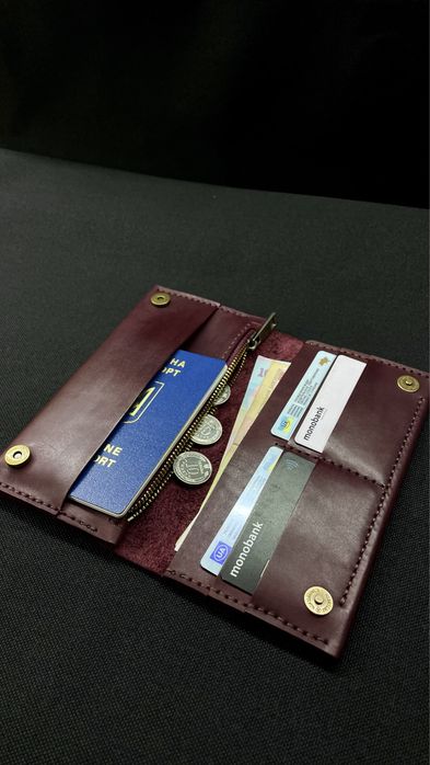 Жіночий гаманець портмоне кошелек шкіряний ручна робота органайзер