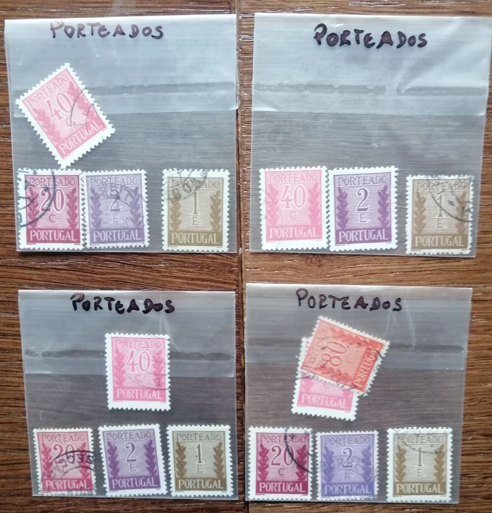 Lote de diversos tipos de Selos nacionais