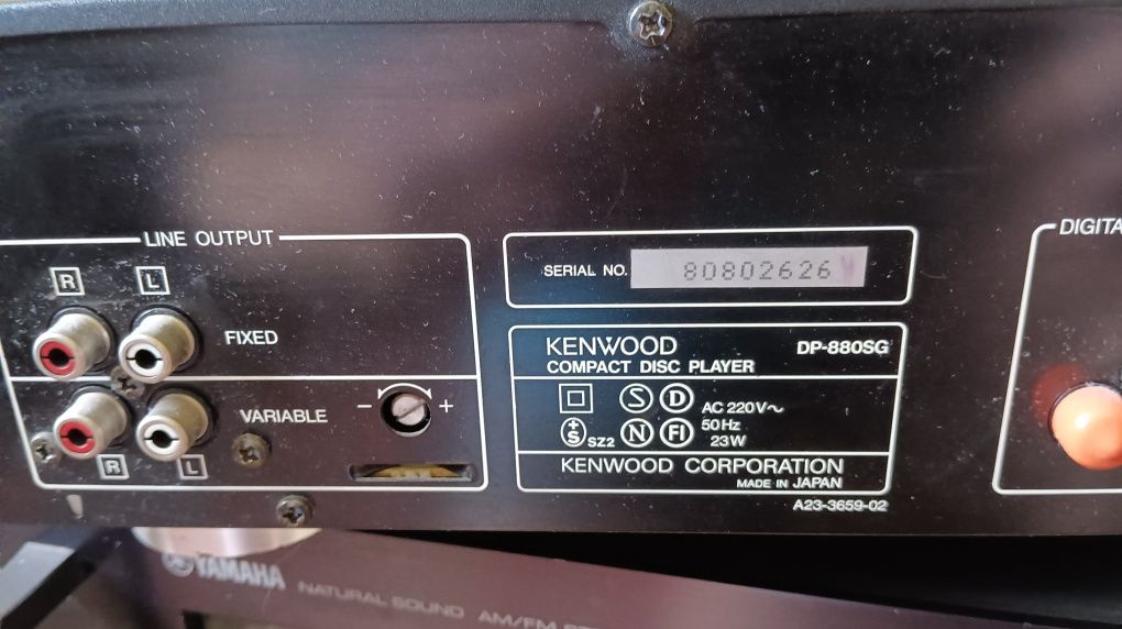 Продам cd player плеер kenwood dp 880 sg в хорошем состоянии