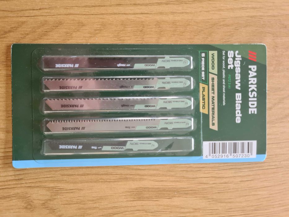 Parkside - zestaw ostrzy do wyrzynarki