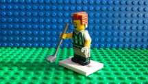 Lego minifigures - Gone Golfin' President Business - the Lego movie 2