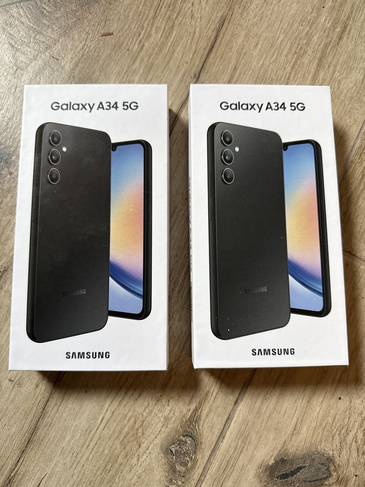 Samsung A34 5G SM-A346B/DSN 6GB/128GB Graphite, Polska Dystrybucja