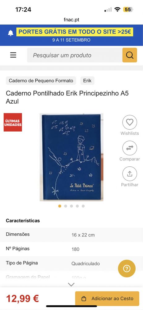 Caderno principezinho