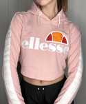 Вкорочене худі Ellesse, рожеве худі, кофтинка від ellesse