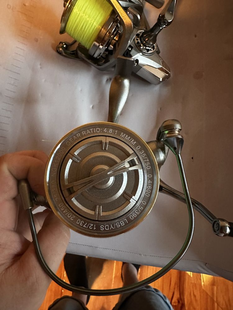 Sprzedam kolowrotki karpiowe big reel , duza szpula 20kg