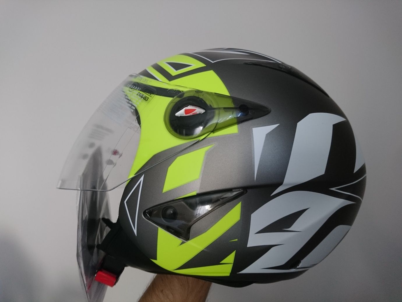 Nowy kask Kask Airoh JT Convert jet - Żółty w rozmiar xs 53-54cm