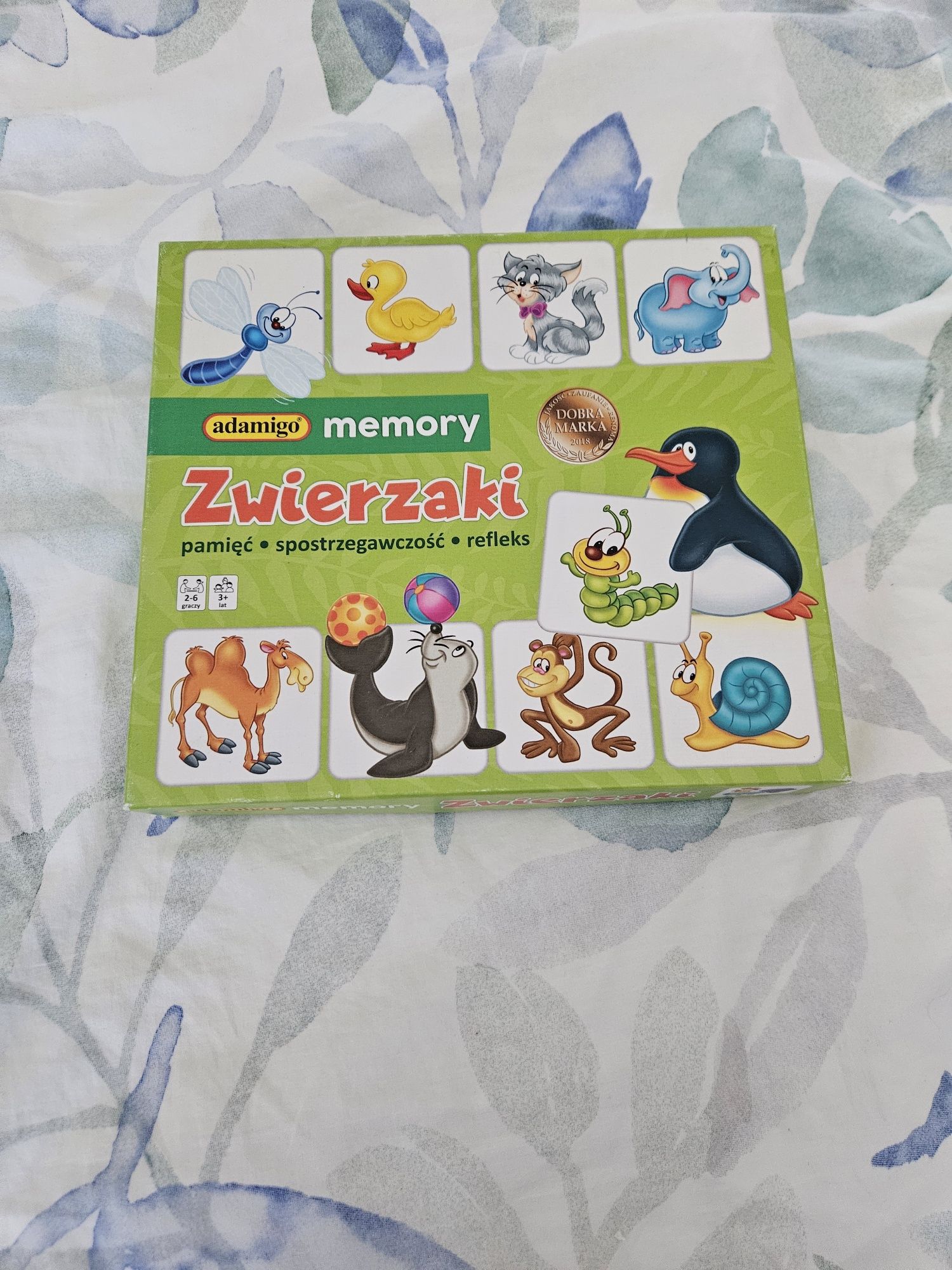 Gra Memory zwierzęta