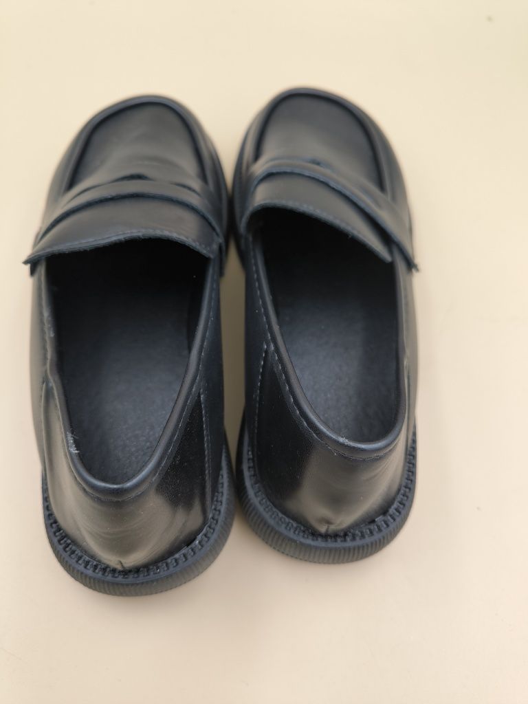 Skórzane półbuty mokasyny damskie rozmiar 34 długość wkładki 21 cm