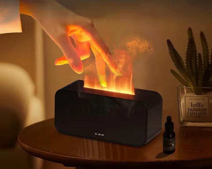 Зволожувач повітря з ефектом полумʼя Новий