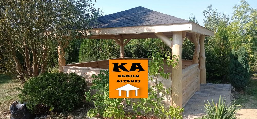 Altanka z bala Altana Altanki Altany Ogrodowa