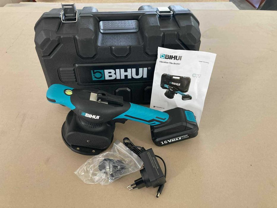 BIHUI Dobijak wibracyjny  do płytek UDŹWIG 35 KG 1 AKU