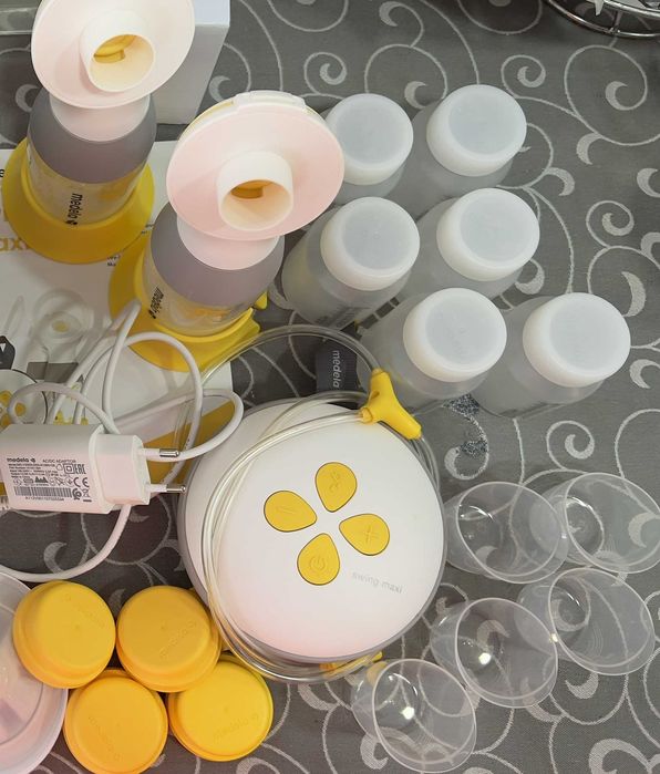 Bomba Extraçãp Dupla Medela Swing Maxi - Com acessórios