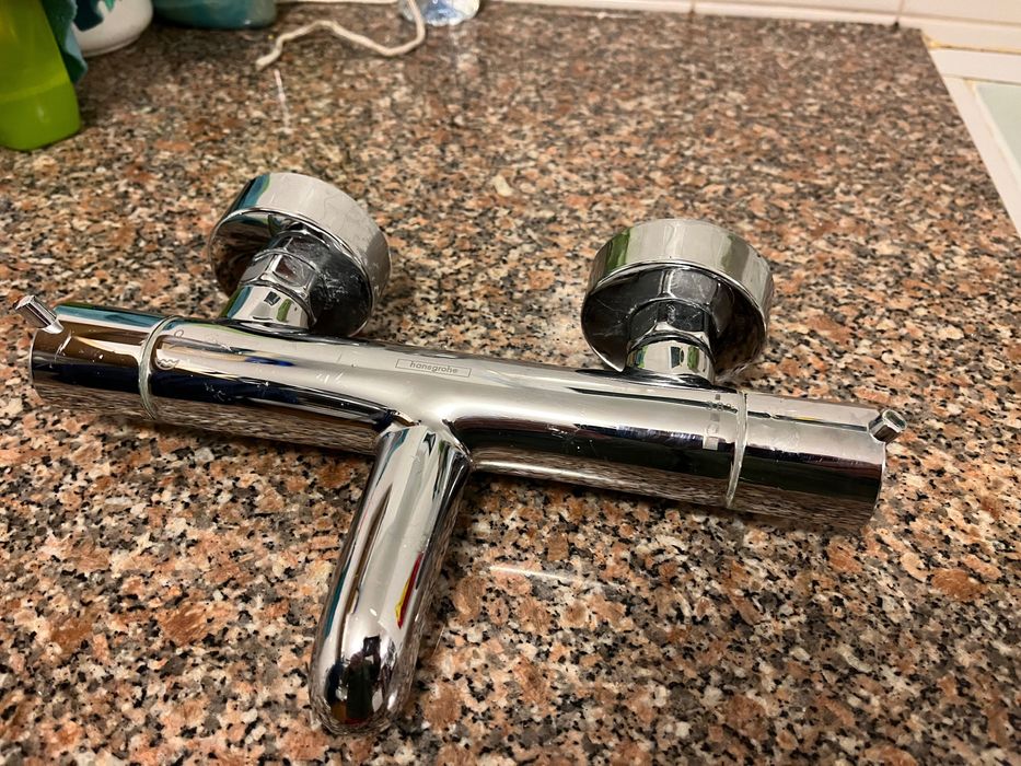 Rampa de duche com misturadora termostática