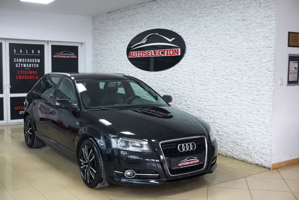 Audi A3 Sportback 2.0TDI CR 140KM 2010R  Lift! S-Line! Skóra! Xenon! Automat! Alkantara!