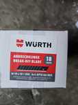 Ostrza wurth 18mm 10paczek po 10 ostrzy