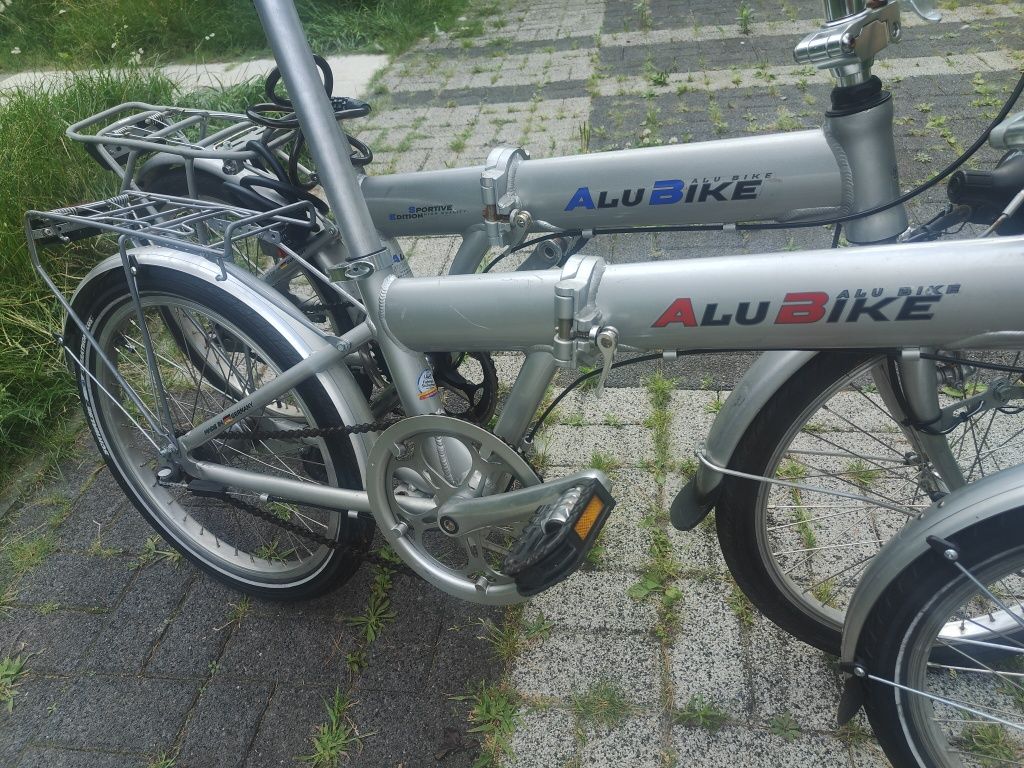 Alu składak 20" lekki 3 biegi