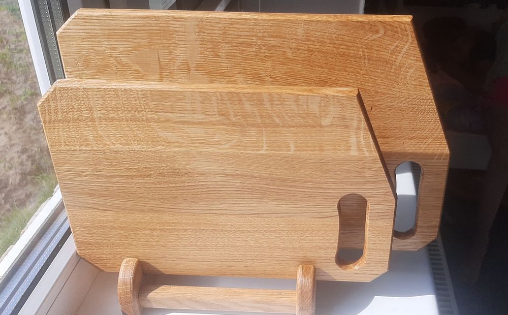 Кухонні дошки з натурального дуба. Дощечки для кухні