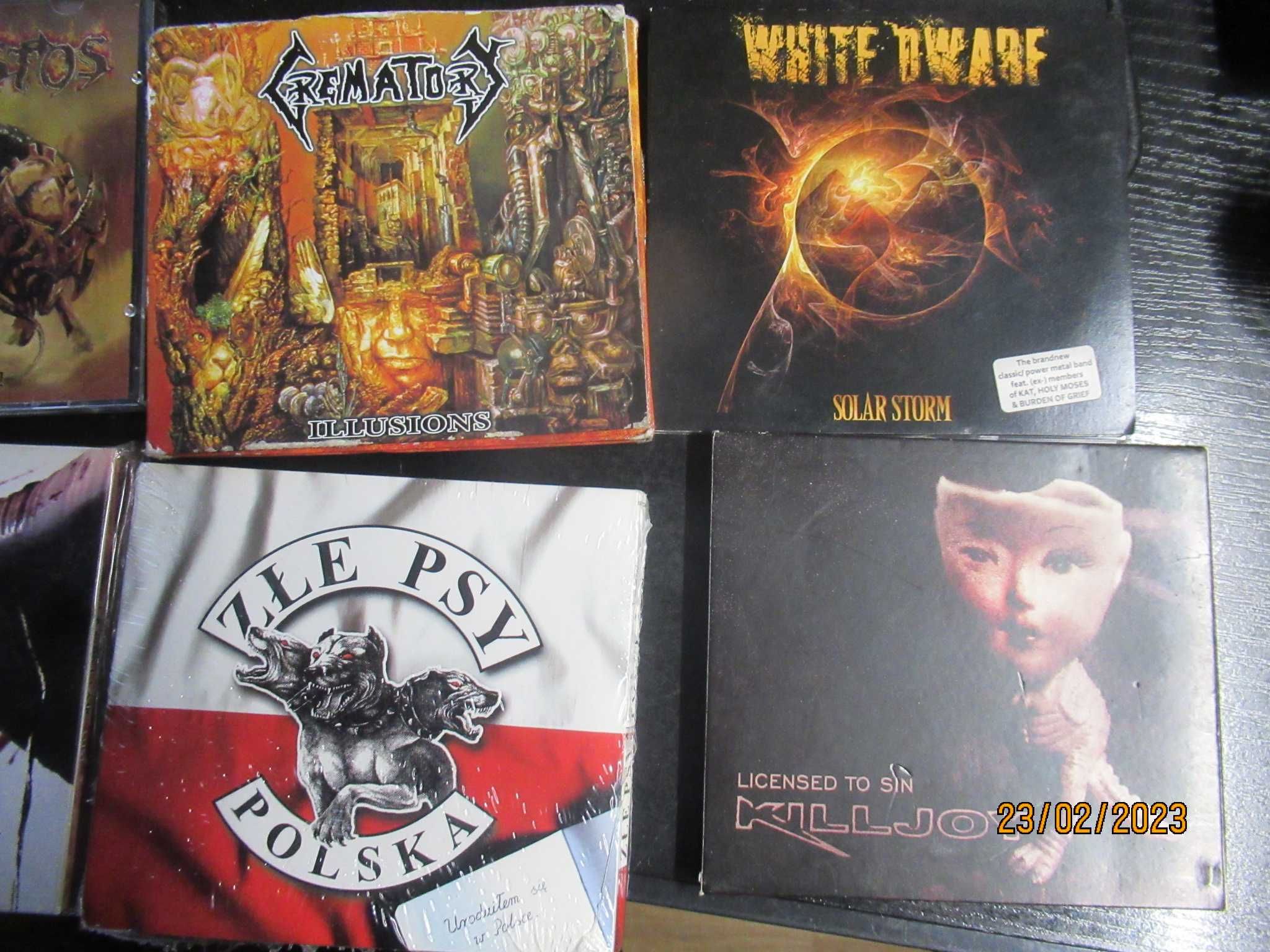 Płyty metal złe psy Dwarf Kreon Crematory Killjoy Nightly Gale Stos