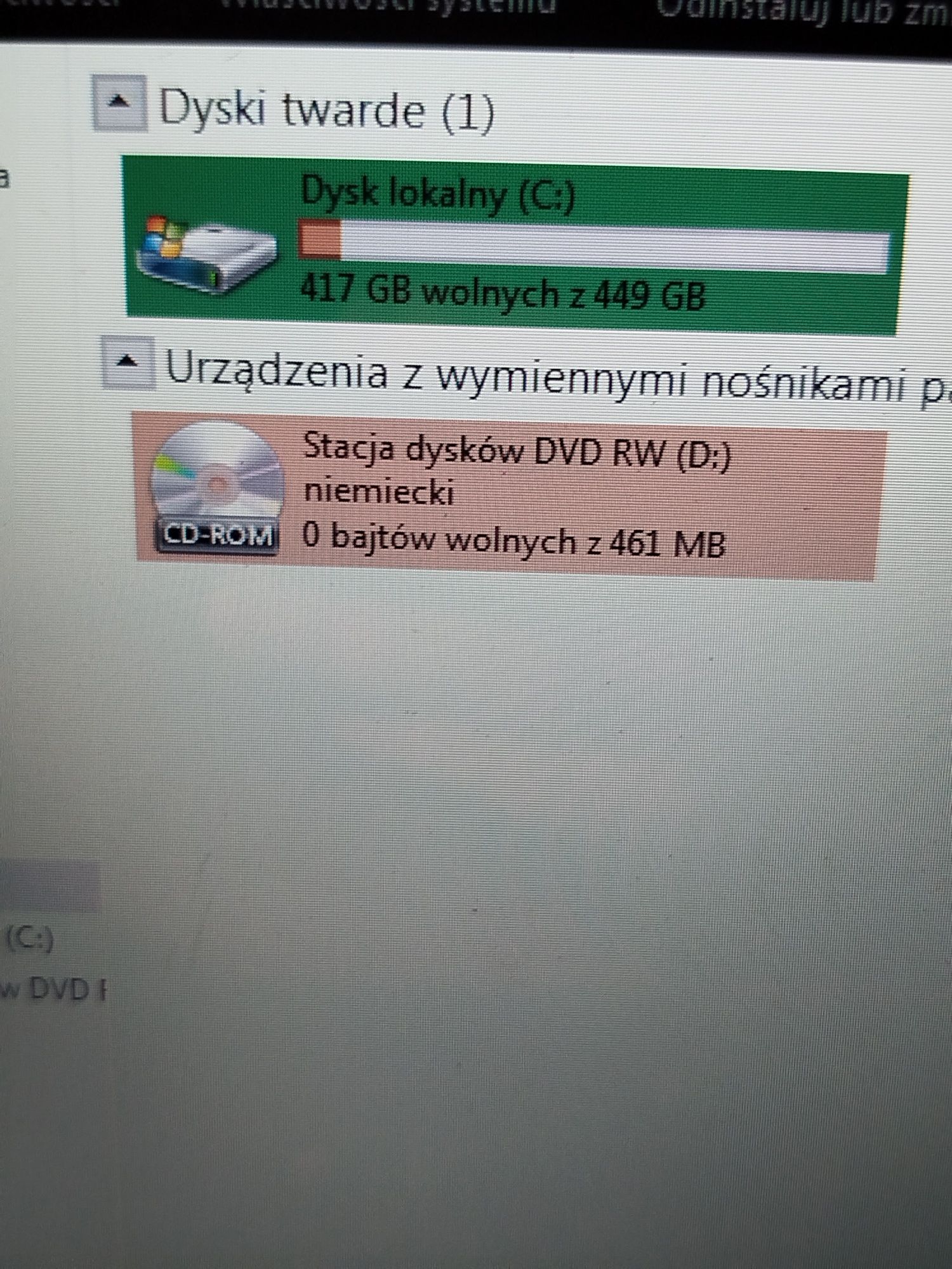 Uszkodzony Acer Aspire 5733 15.6 cala