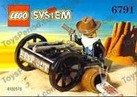 LEGO SYSTEM 6790 (Bandyta z Pistoletem) 1997 R Seria Zachodni