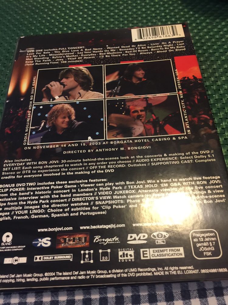 Dvd duplo novo this left feels rigth live limited edition