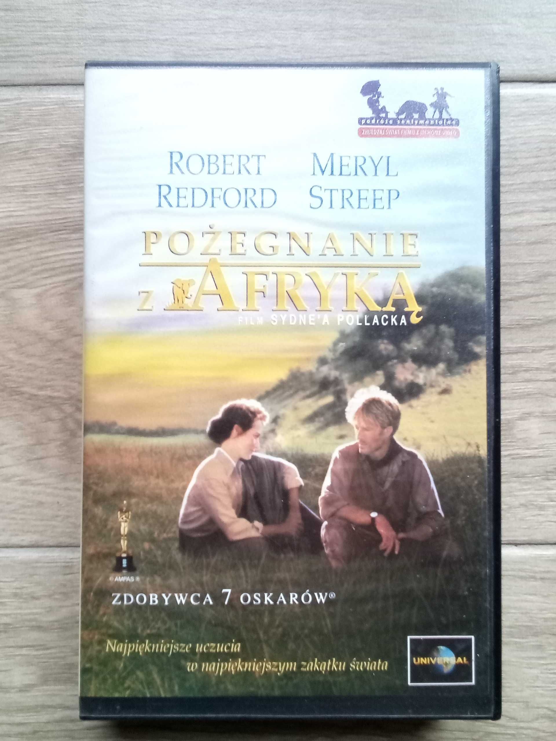 Pożegnanie z Afryką film VHS kaseta.