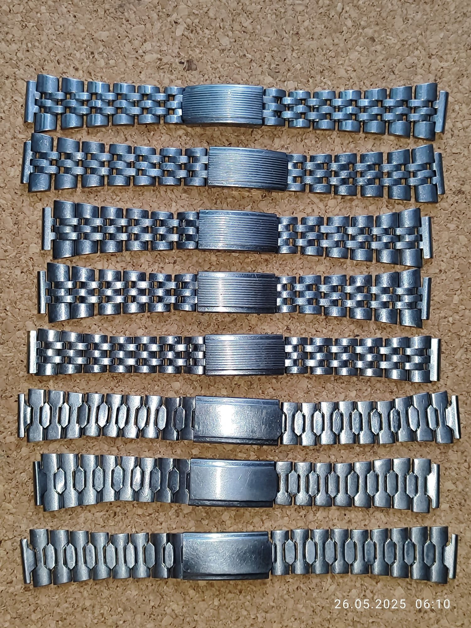 Браслеты для часов:Полёт,Ракета,Электроника,Восток,Orient,Fossil,Casio